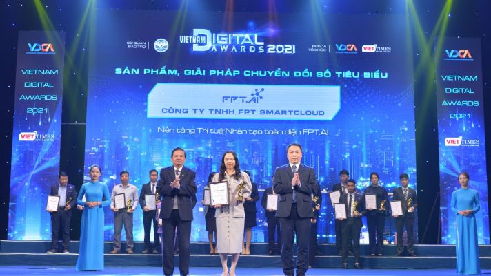 FPT.AI đạt giải thưởng Sản phẩm, Giải pháp công nghệ số tiêu biểu tại Giải thưởng Chuyển đổi số VN