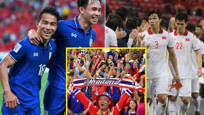 Chạm tay vào ngôi vương AFF Cup 2021, CĐV Thái Lan có hành động 'khó chấp nhận' với ĐT Việt Nam