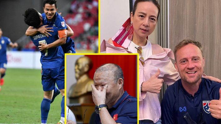Sáng cửa soán ngôi ĐT Việt Nam ở AFF Cup, HLV Thái Lan thừa nhận có nữ trưởng đoàn 'quan hệ rộng'