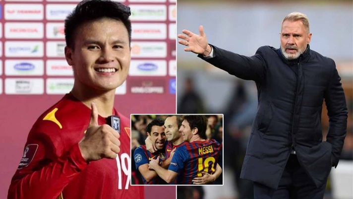 Tiết lộ bất ngờ về nhà vô địch Champions League muốn có Quang Hải, từng dẫn dắt huyền thoại Barca