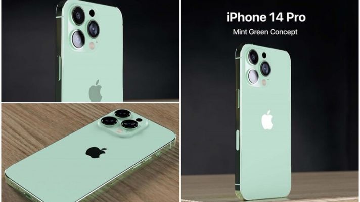 Chiêm ngưỡng iPhone 14 Pro màu xanh mint với màn hình không còn tai thỏ
