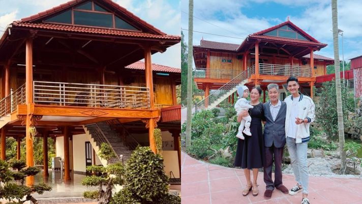 Về Hải Dương ăn Tết, Mạc Văn Khoa hé lộ 'tài sản' quý trong căn nhà sàn 300m2 mới xây cho bố mẹ 
