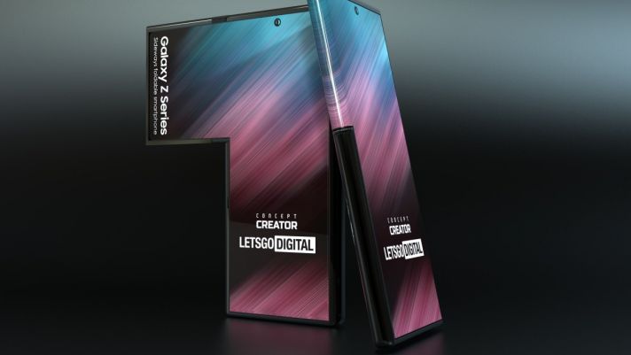 Samsung được cấp bằng sáng chế cho điện thoại màn hình siêu độc đáo: Gập mở hình chữ L