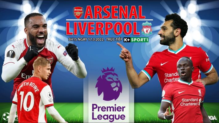Trực tiếp bóng đá Arsenal vs Liverpool [03h15, 17/3] - Trực tiếp Ngoại hạng Anh - Link K+ full HD