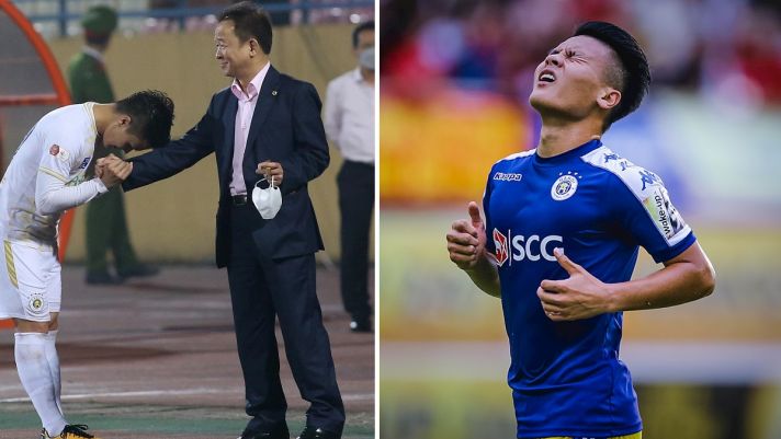 NÓNG: Bầu Hiển ra quyết định phũ phàng, Quang Hải 'dứt áo ra đi' sau hai trận đấu cuối cho Hà Nội FC