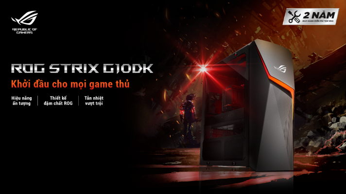 ROG ra mắt bộ đôi máy bộ ROG Strix GA35 G35DX và ROG Strix G10DK thế hệ mới dành cho game thủ