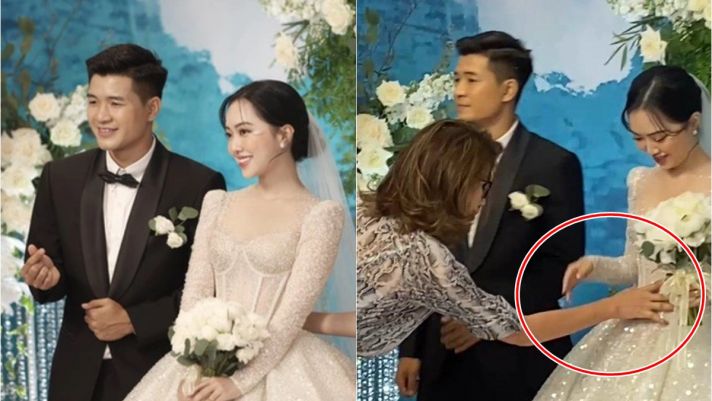 Trang Khàn sờ bụng cô dâu giữa đám cưới Hà Đức Chinh, CĐM tiếp tục chỉ trích: Đáng lẽ không nên mời