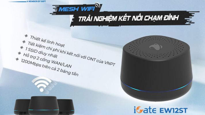 TRẢI NGHIỆM KẾT NỐI CHẠM ĐỈNH VỚI iGate EW12ST 