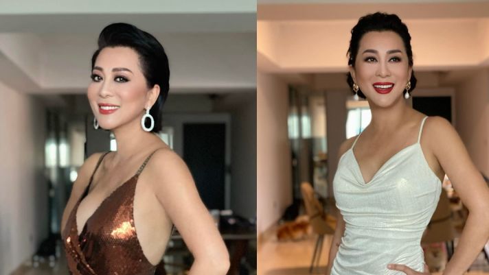 MC Nguyễn Cao Kỳ Duyên gây choáng ngợp khi diện váy cắt xẻ, khoe vòng 1 căng tràn dù đã U60