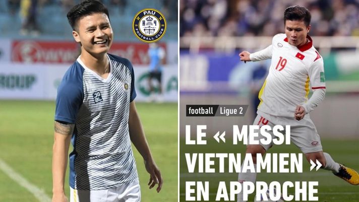 Quang Hải gây sốt trước truyền thông Pháp, ngôi sao số một ĐT Việt Nam sáng cửa đá chính tại Pau FC?
