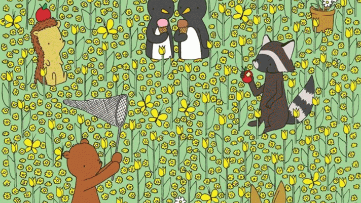 Quizz: Bạn sẽ phá kỷ lục nếu tìm ra con ong ẩn náu ở cánh đồng hoa trong vòng 20 giây