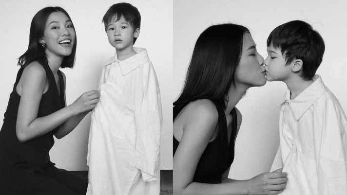 CĐM ‘tan chảy’ trước loạt ảnh cực dễ thương của MC Hoàng Oanh và con trai, diện mạo nhóc tỳ gây sốt