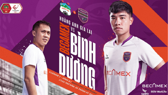 Trực tiếp bóng đá HAGL vs Bình Dương - vòng 8 V.League 2022 - Link trực tiếp HAGL full HD