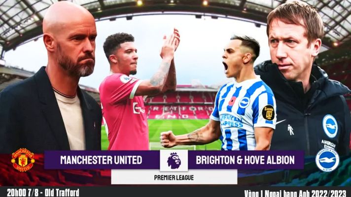 Xem trực tiếp bóng đá MU vs Brighton ở đâu, kênh nào? Link xem trực tiếp MU vs Brighton Full HD