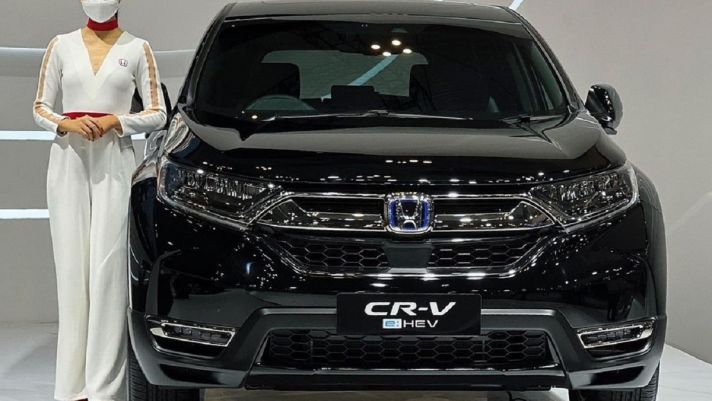 Honda CR-V e:HEV 2022 bản tiết kiệm xăng bất ngờ lộ diện, cận cảnh diện mạo thực tế đẹp mê mẩn