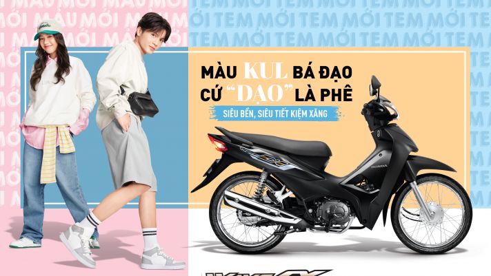 Honda Wave Alpha 2023 chính thức ra mắt tại Việt Nam: Màu sắc cực 'Kul' cùng bộ tem xe ấn tượng