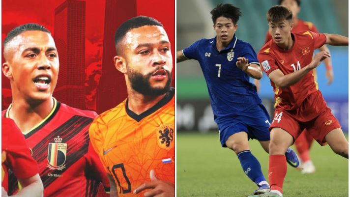 Lịch thi đấu bóng đá hôm nay 25/9: Đại chiến Hà Lan vs Bỉ; Thái Lan tiếp tục thua đau trên sân nhà?
