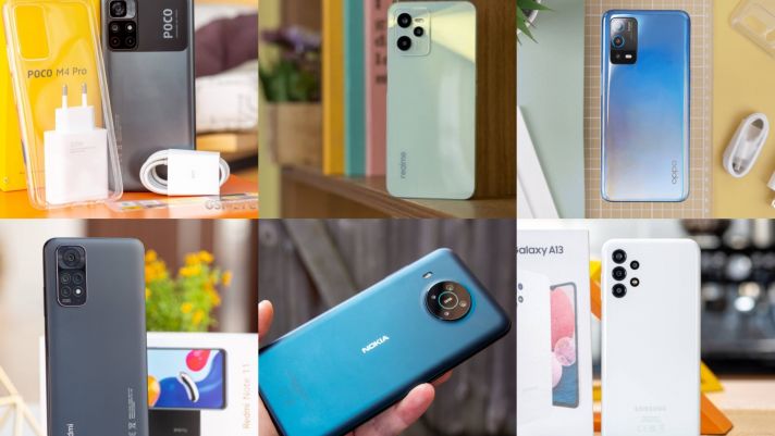 6 smartphone cấu hình tốt nhất dưới 5 triệu đồng trong tháng 10/2022