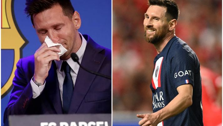 Messi bất ngờ xuất hiện trong trận Siêu kinh điển, rộ tin đồn trở lại Barca