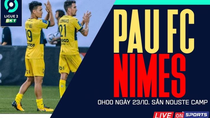 Trực tiếp bóng đá Pau FC vs Nimes: Quang Hải ghi bàn thứ 2 tại Ligue 2?