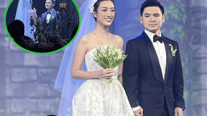 Khoảnh khắc xúc động trong hôn lễ của Hoa hậu Đỗ Mỹ Linh và Đỗ Vinh Quang