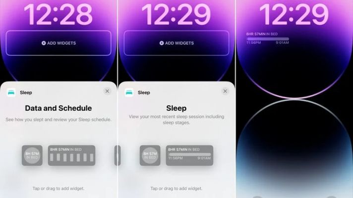 iOS 16.2 thêm tiện ích Sleep và Tỷ số thể thao trực tiếp vào màn hình khóa
