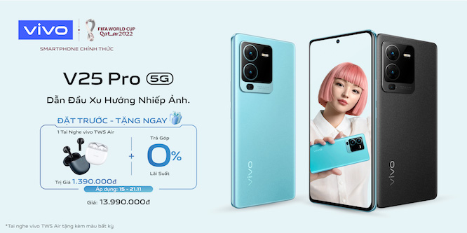 vivo ra mắt V25 Pro: smartphone quay chụp dẫn đầu xu hướng nhiếp ảnh, hiệu năng nâng cấp mạnh mẽ