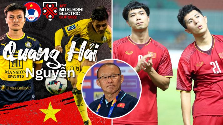 Danh sách ĐT Việt Nam chuẩn bị AFF Cup 2022: Quang Hải trở lại, Công Phượng vắng mặt đầy đáng tiếc