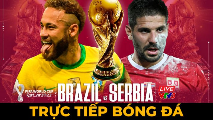 Xem trực tiếp bóng đá Brazil vs Serbia ở đâu, kênh nào? Link xem World Cup 2022 VTV3 FullHD