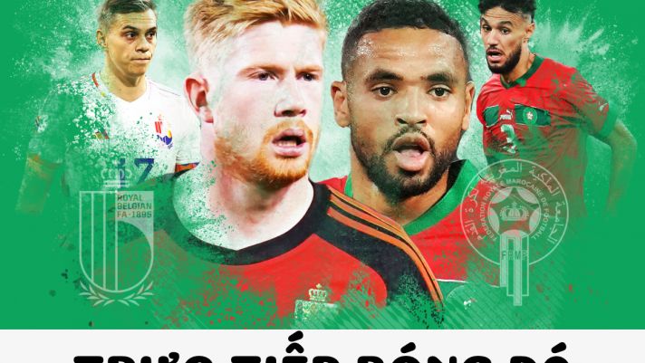 Kết quả bóng đá Bỉ 0-2 Morocco - Bảng F World Cup 2022: Ông lớn châu Âu nguy cơ bị loại sớm