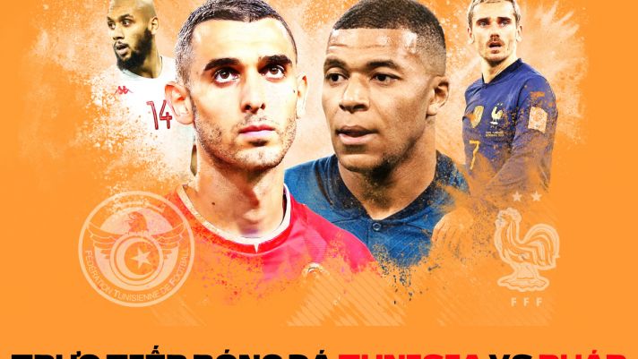 Kết quả bóng đá Tunisia 1-0 Pháp - Bảng D World Cup 2022: Chiến thắng lịch sử