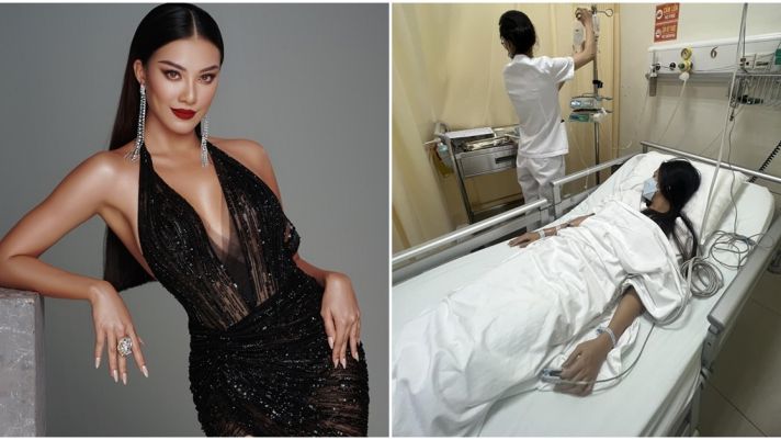 Á hậu Kim Duyên gây lo lắng khi đăng ảnh nằm trên giường bệnh