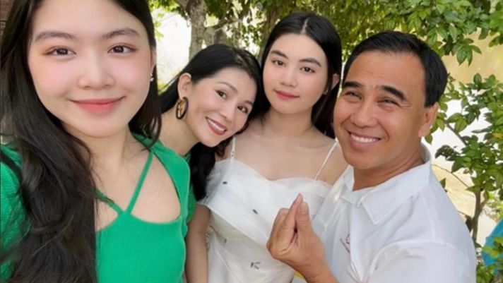 Bà xã Quyền Linh có phản ứng bất ngờ khi con gái được khen xinh đẹp hơn Top 3 Hoa hậu Việt Nam