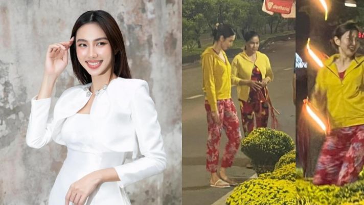 Thùy Tiên gây ngỡ ngàng với phong cách thời trang 'bá đạo' khi đi chợ hoa 