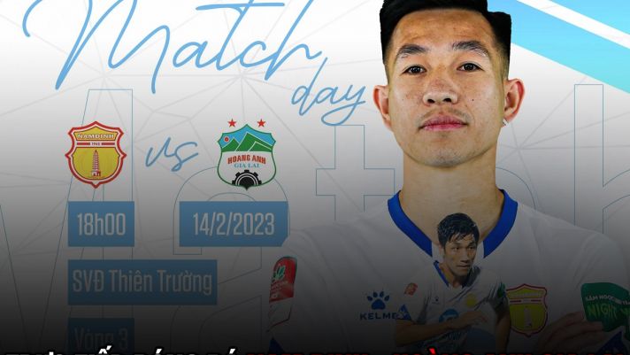 Xem bóng đá trực tuyến Nam Định đấu với Hoàng Anh Gia Lai; Trực tiếp V.League 2023 Nam Định vs HAGL