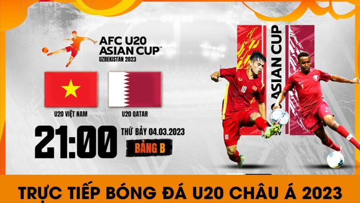 Trực tiếp bóng đá U20 Việt Nam vs U20 Qatar - VCK U20 châu Á 2023: 'Quang Hải mới' đi vào lịch sử?