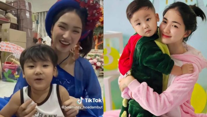 Phản ứng của bé Bo khi bị mẹ Hòa Minzy nhờ PR cho MV mới: Đúng là thừa hưởng 'gene di truyền'