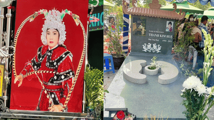 Gia đình cố nghệ sĩ Vũ Linh xác nhận sẽ tu sửa lại phần hư hỏng ngôi mộ của NS Thanh Kim Huệ
