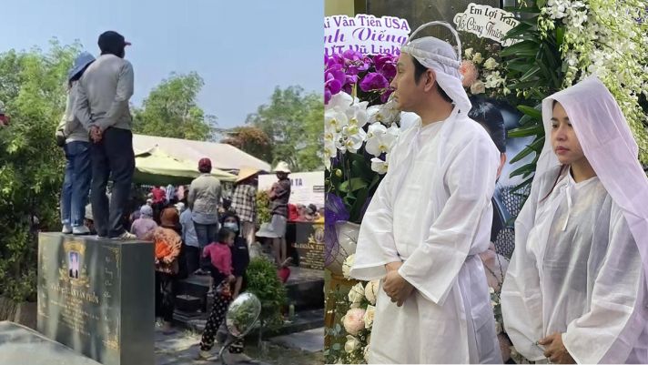 Cận cảnh mộ 1 nghệ sĩ gạo cội bị giẫm đạp tan nát trong tang lễ NSƯT Vũ Linh, CĐM phẫn nộ tột cùng