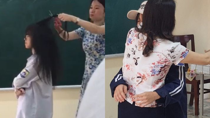 Cập nhật vụ giáo viên thẳng tay cắt phăng tóc nữ sinh: Cô trò ôm nhau khóc nức nở nhận lỗi