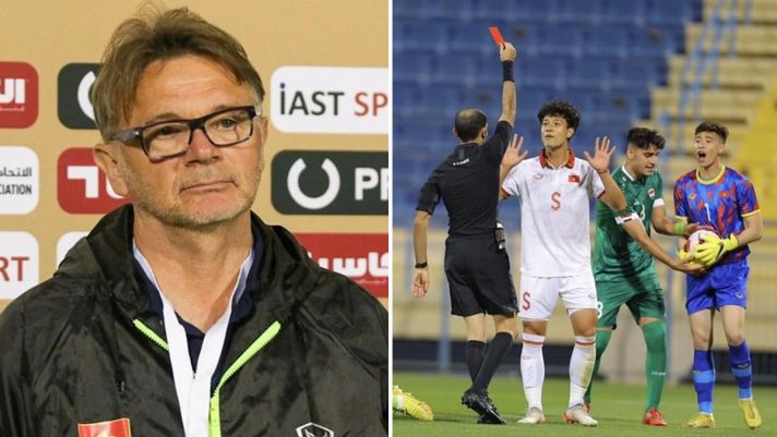 U23 Việt Nam thảm bại ở Doha Cup, HLV Philippe Troussier phản ứng bất ngờ về sai lầm của trò cưng