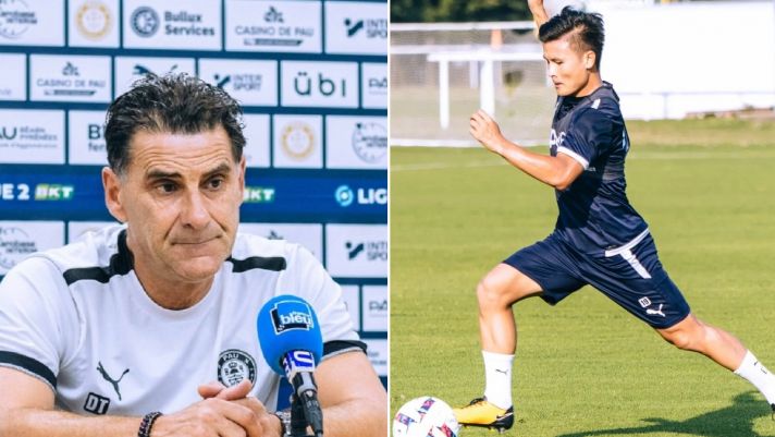 Quang Hải trên đường rời Pau FC, HLV Didier Tholot chọn ra người để đổ lỗi sau trận thua ở Ligue 2