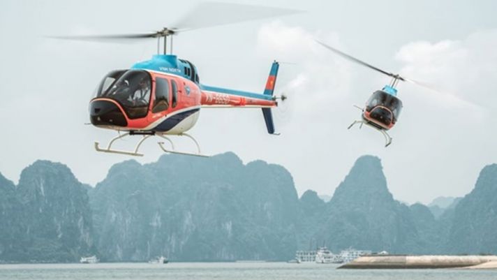 Giá tour du lịch trực thăng ngắm Vịnh Hạ Long, cao nhất lên đến hơn 6 triệu đồng/lượt