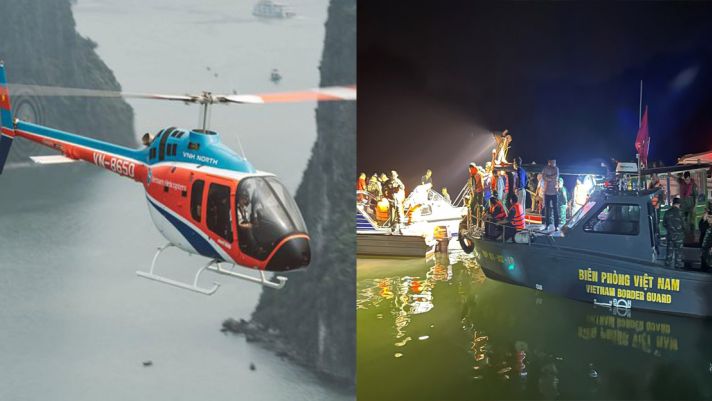 Vụ trực thăng Bell 505 rơi trên Vịnh Hạ Long: Lời kể của người vớt 2 thi thể xấu số