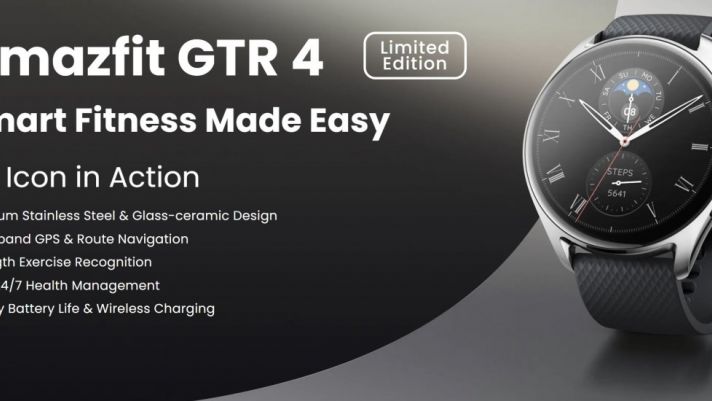 Amazfit ra mắt đồng hồ phiên bản giới hạn đặc biệt GTR 4 với khung thép không gỉ