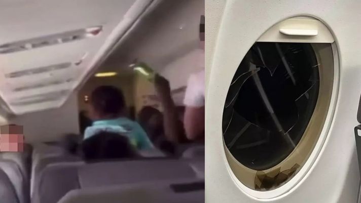 Hành khách đánh nhau, đập vỡ kính cửa sổ, một máy bay phải hạ cánh khẩn cấp