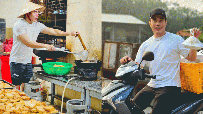 Lê Dương Bảo Lâm cùng Thiền viện Trúc Lâm Long Đức phát 1500 phần cơm ở bệnh viện Đồng Nai