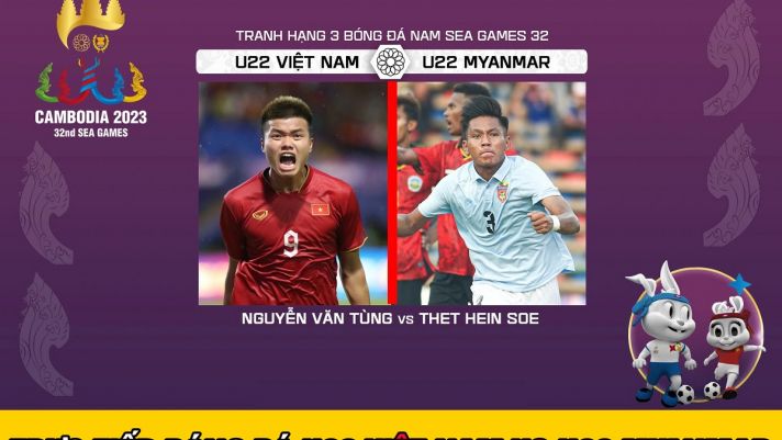 Trực tiếp bóng đá SEA Games 32: U22 Việt Nam vs U22 Myanmar; Xem bóng đá trực tuyến - Trực tiếp VTV5