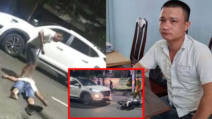 Tài xế ô tô cầm gậy bóng chày tấn công người lái xe máy sau tai nạn va chạm giao thông