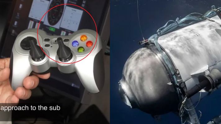 Tàu ngầm mất tích khi tham quan xác Titanic: Nghi điều khiển bằng tay cầm chơi game giá 30 USD